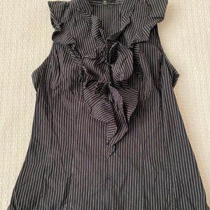 Women's Lotus Ruffle Sleeveless Blouse